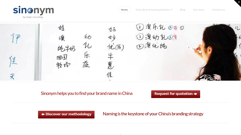 SINONYM - Branding and Naming Services China