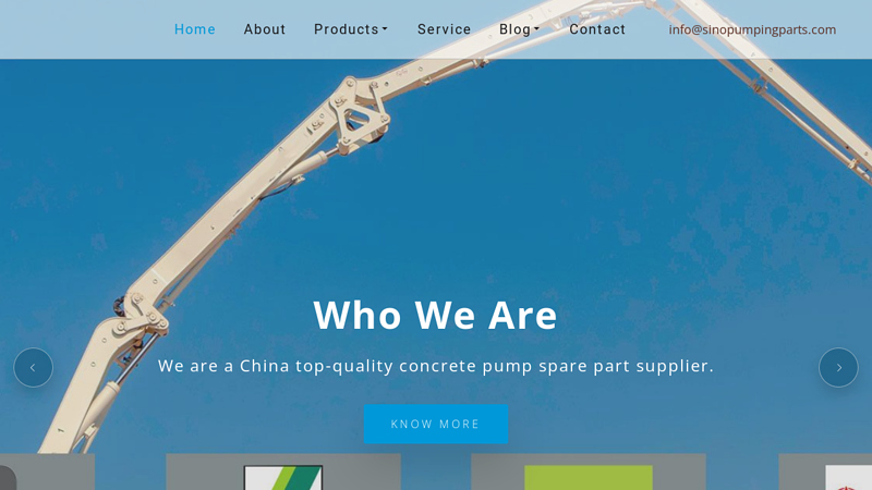 Putzmeister, Schwing Concrete Pump Spare Parts Supplier - Sinopumping Parts