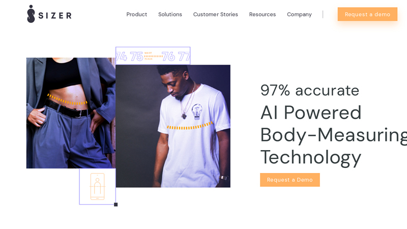 Sizer: AI-powered body measuring technology for the fashion industry