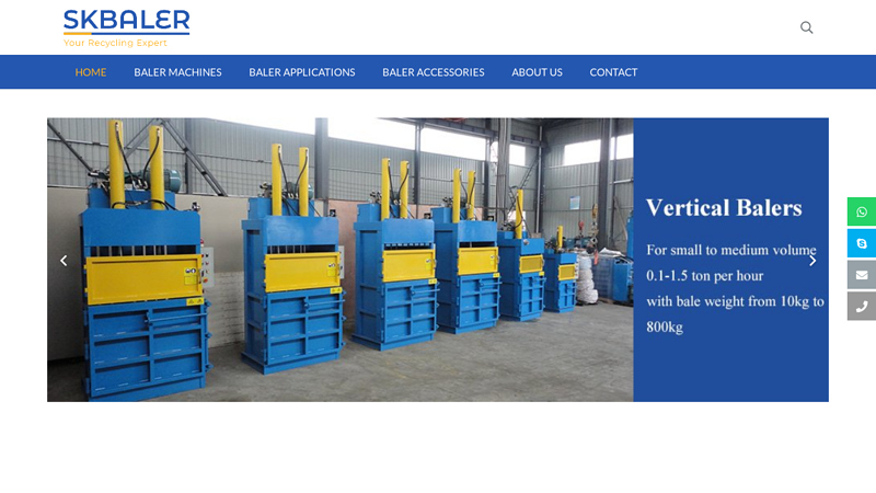 Image of China Baler Machine Manufacturer of Compactor & Baling Press