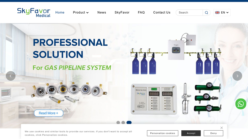 ICU syringe infusion pump, Patient monitor, Medical gas pipeline,Homecare-SkyFavor Medical