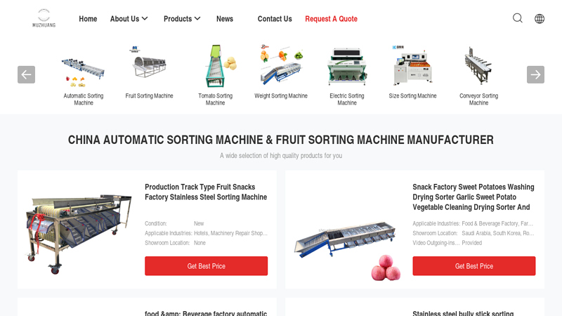 Image of China Automatic Sorting Machine & Fruit Sorting Machine Manufacturer