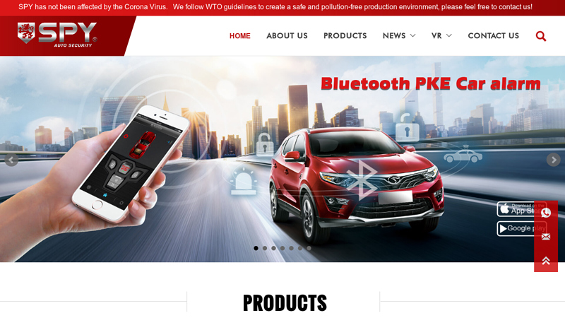 Leading Car Alarm Manufacturer in China | SPY Car Alarm