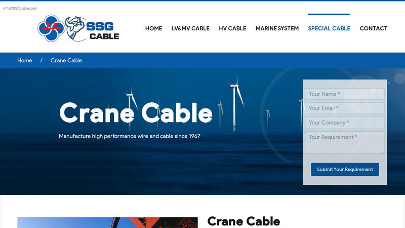 Image of Crane Cable, Reliable Crane Cable Suppliers