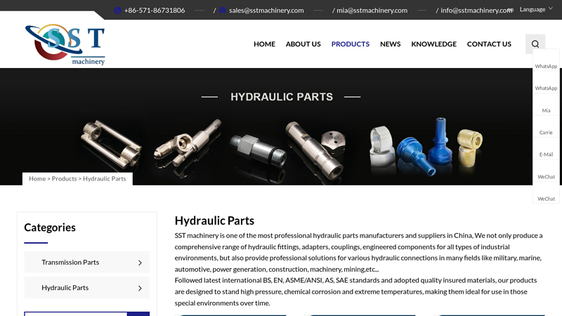 Image of China Hydraulic Parts Suppliers, Manufacturers, Factory