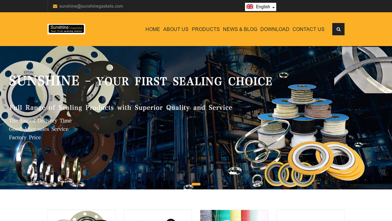 Sunshine? Seals | Your First Sealing Choice | Gasket Experts