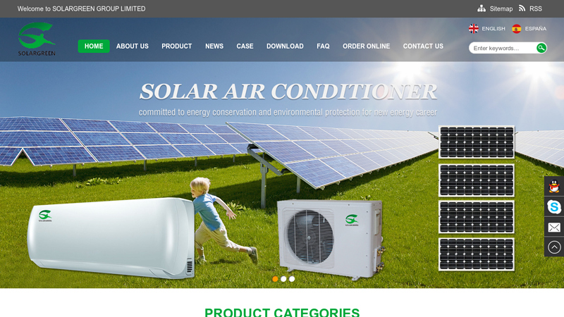 solar air conditioner-solar fan Supplier-Supergreen Tech Co., Ltd