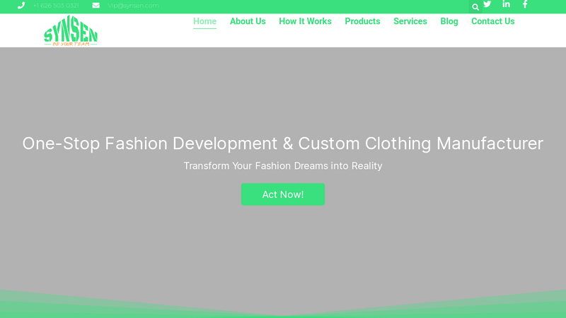 Image of Synsen Apparel: The Best Custom Clothing Manufacturers China