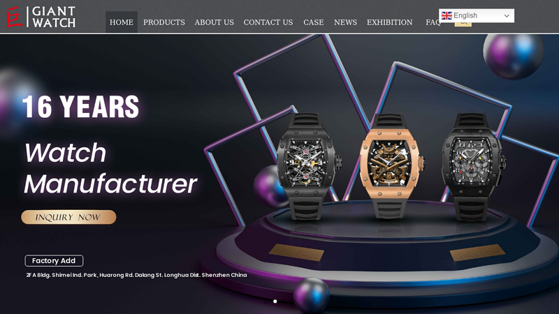 China Watch Factory, Custom Watches, OEM Watch Manufacturers, ODM Watch Suppliers- Giant Watch