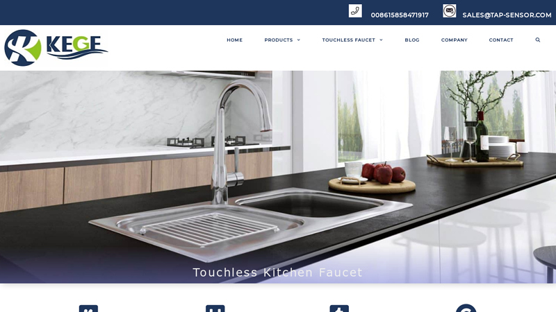 Best Touchless Faucet & Soap Dispenser Manufacturer In China | KEGE