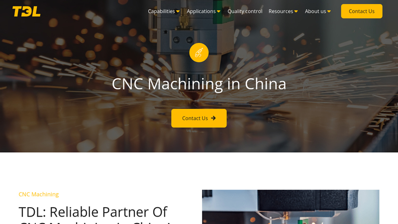 Image of TDL: Reliable Partner Of CNC Machining in China!