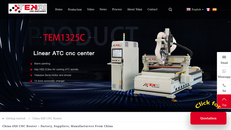 Image of 4X8 CNC Router