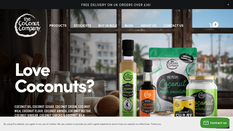 Coconut Products, Online, UK