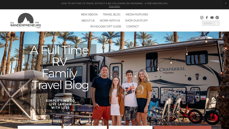 An RV travel blog for full-time families. Voted as one of the top RVing blogs - The Wanderpreneurs - A Full Time RV Family Travel Blog