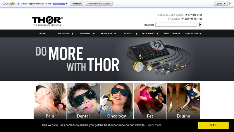 Photobiomodulation (PBM Therapy) Low Level laser Therapy (LLLT) - THOR Laser