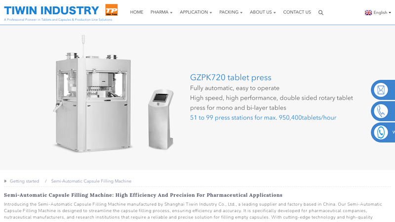 Image of China Semi-Automatic Capsule Filling Machine Manufacturers and Factory ...