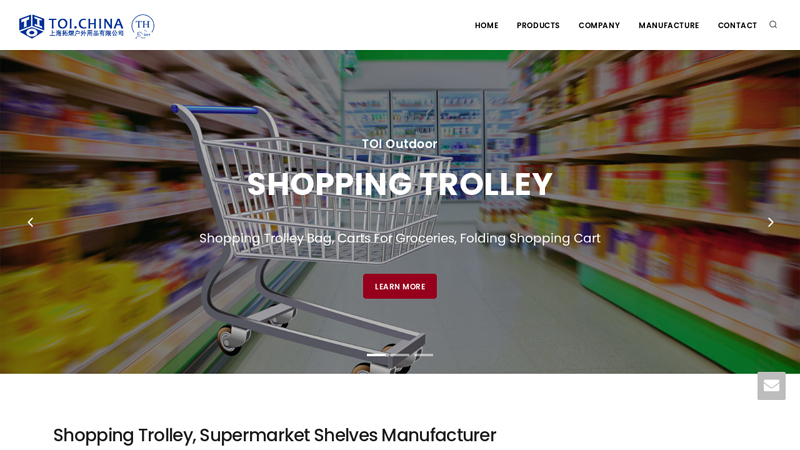 TOI China, Shopping Trolley Bag, Wheels Shopping Cart, Supermarket Shopping Trolley, China Factory Price