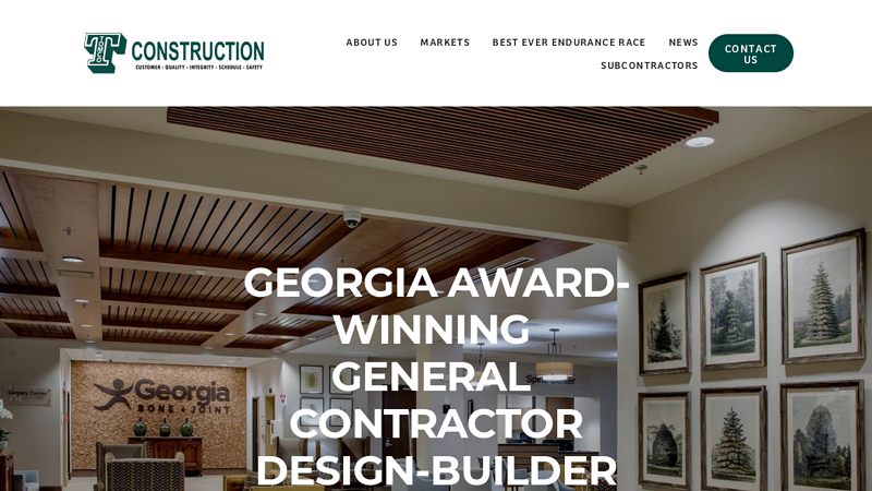 Tomco Construction: Award-Winning Commercial Contractor in Georgia and Alabama