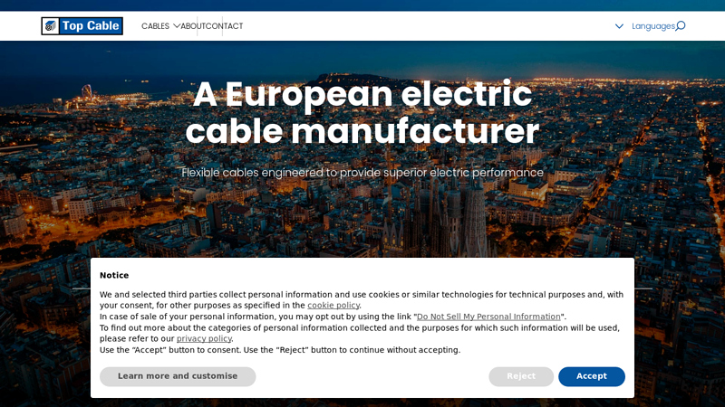 Manufacture & International supply of Electric Cables | Top Cable