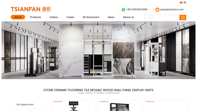 Ceramic Stone Flooring Display Racks Manufacturers & Suppliers - Tsianfan Displays