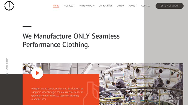 Seamless Clothing Manufacturer | TWINALL