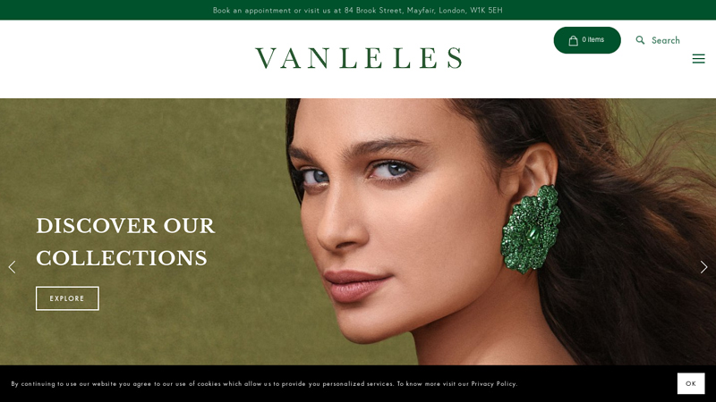 Luxury Diamond Jewellery by VANLELES