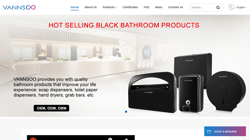 Wholesale Soap Dispenser,Toilet Paper Dispenser,Hand Dryer Supplier - Vannsoo.com