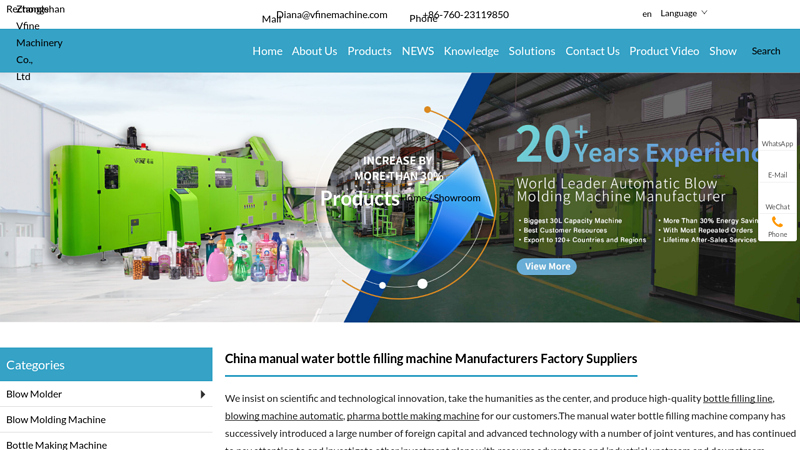 Image of China Water Bottling Machine Manufacturers Suppliers Factory