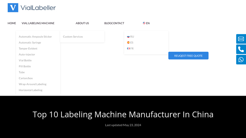 Image of Top 10 Labeling Machine Manufacturer In China