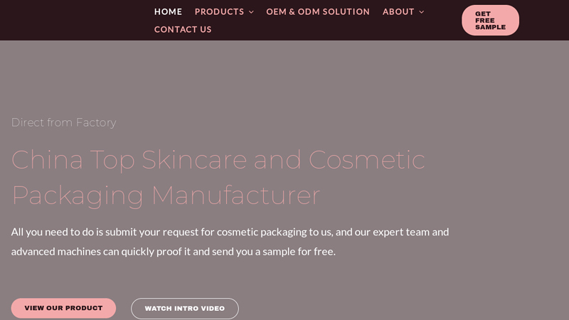 Visonpack Cosmetics Packaging - Wholesale Skincare and Cosmetic Packaging