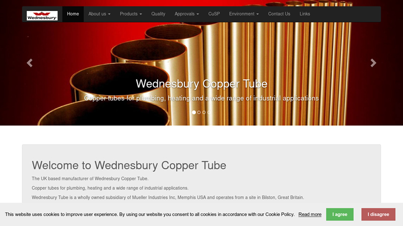 Wednesbury Copper Tubes - UK Copper Tube Manufacturers