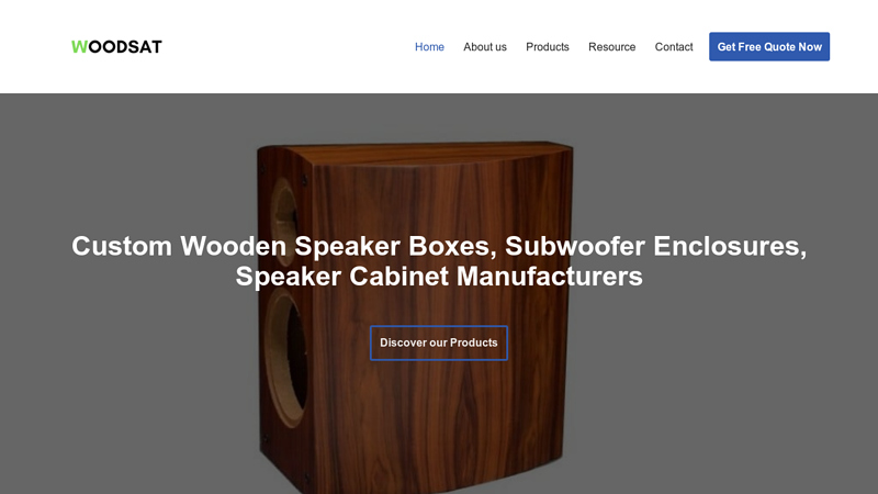 Custom Wooden Speaker Boxes & Subwoofer Enclosures | YUDA