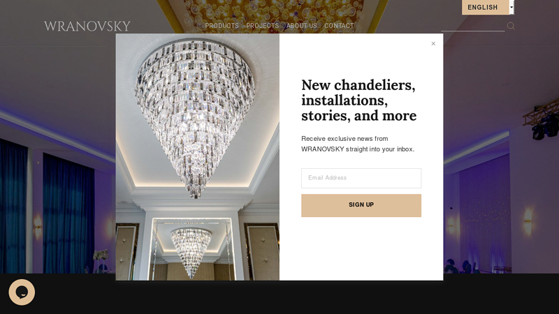 WRANOVSKY - Bohemian Crystal Chandeliers Manufacturer