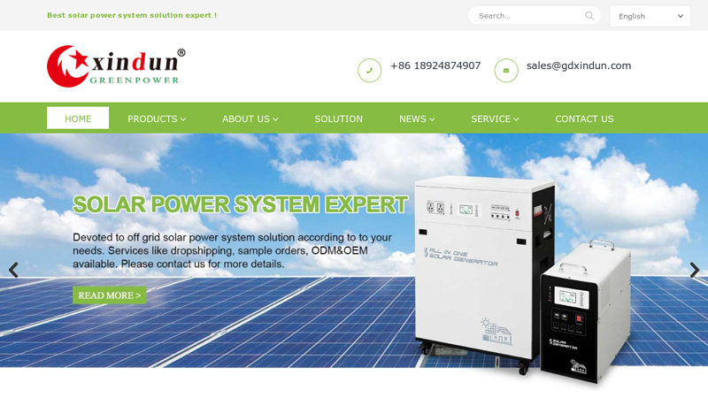 solar powered inverter generator system supplier-xindunpower