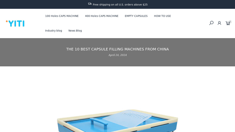 Image of The 10 Best Capsule Filling Machines from China