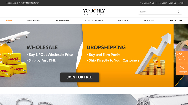 Wholesale & Dropshipping Customized Jewelry-Best Price Offered | Youonlyjewelry