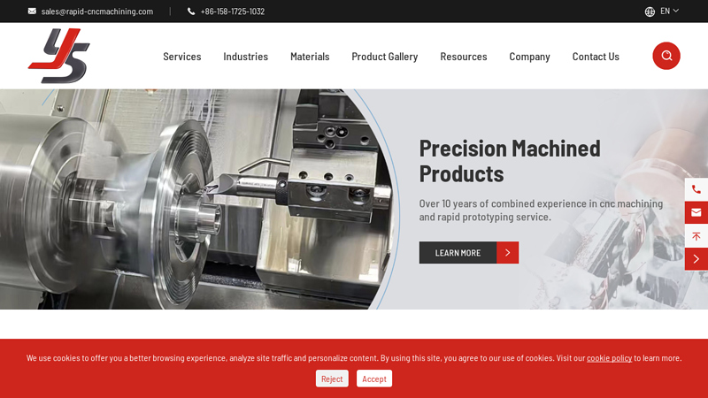 Image of China Precision Machining Company Supplier Manufacturer | YS Rapid