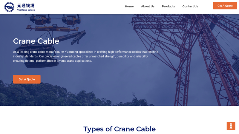 Image of Industry Leading Crane Cable Product