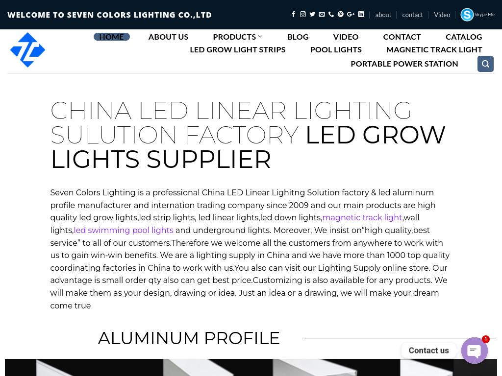 China LED Linear Lighting Solution Factory, LED Grow Lights Supplier