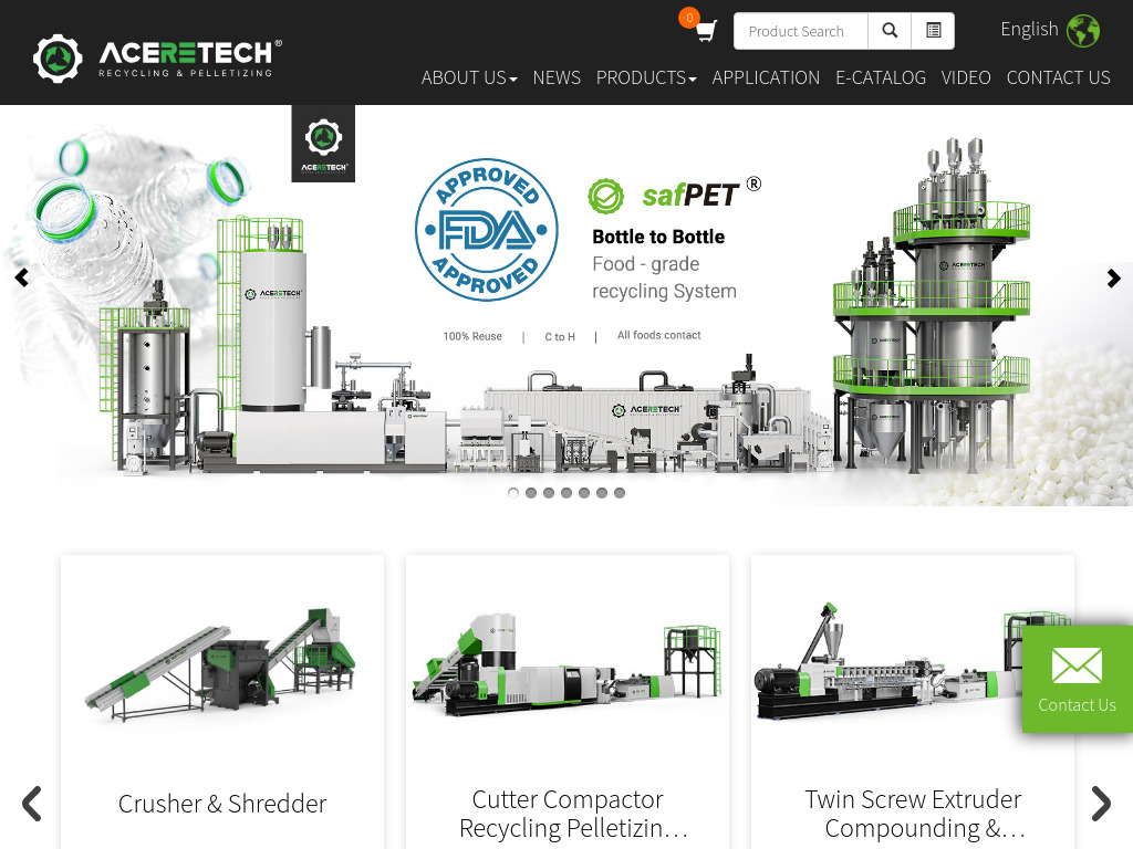 Plastic Recycling Machinery & Plants