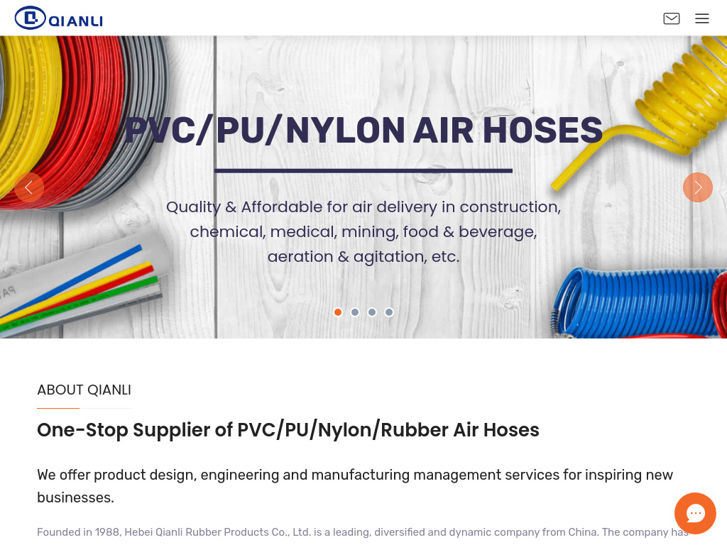 Professional Manufacturer of PVC/PU/Nylon/Rubber Air Hoses