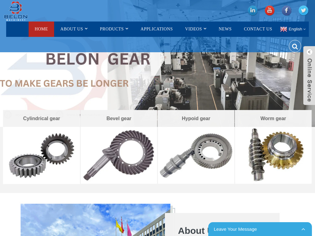 Cylindrical Gears, Bevel Gears, Hypoid Gears - Belon