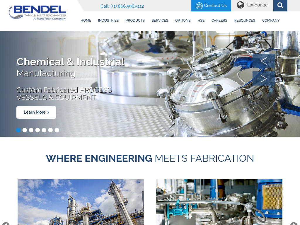 ASME Pressure Vessels, Reactors & Heat Exchanger Fabrication