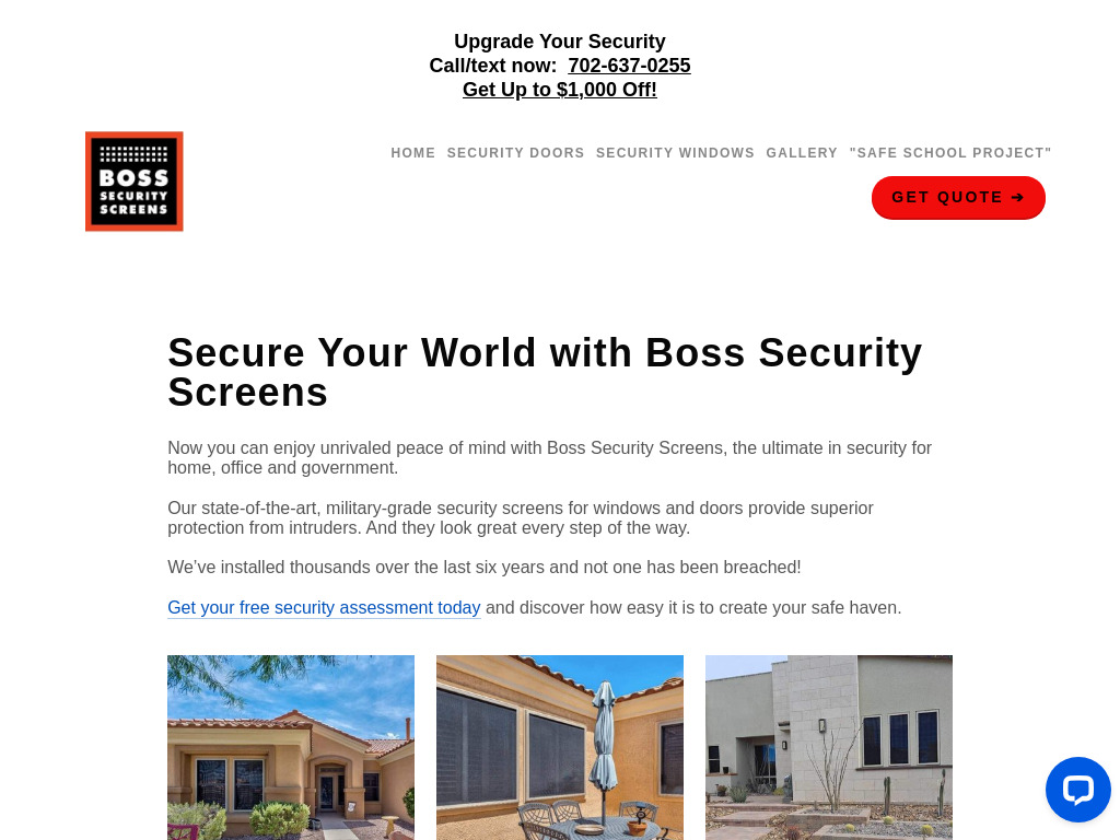 Boss Security Screens