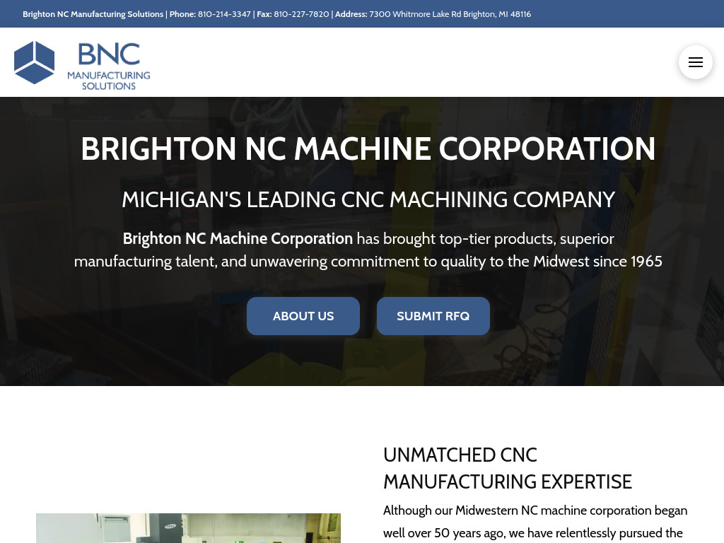 Home - Brighton NC Machine Corporation