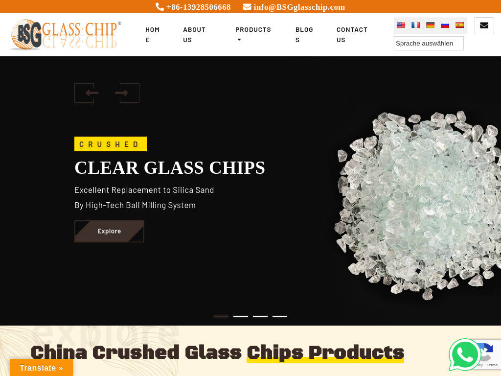 BSGglasschip? Best China Crushed Glass Chips - Manufacturers & Suppliers