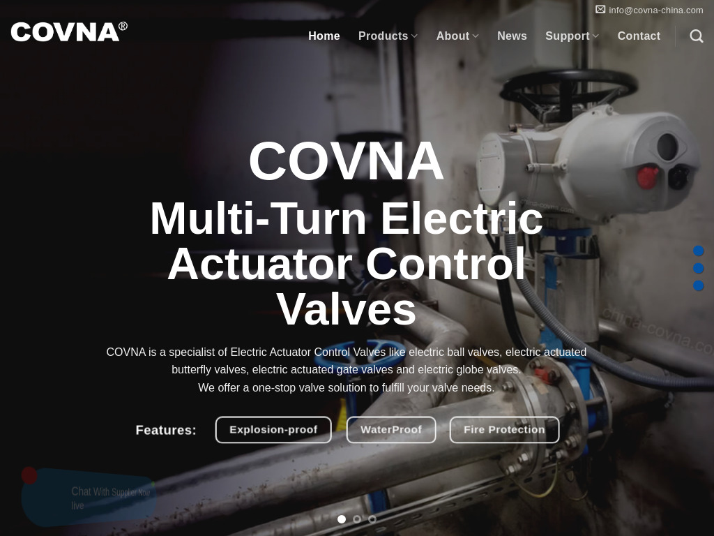 Actuator Control Valves Manufacturer - China COVNA Official Site