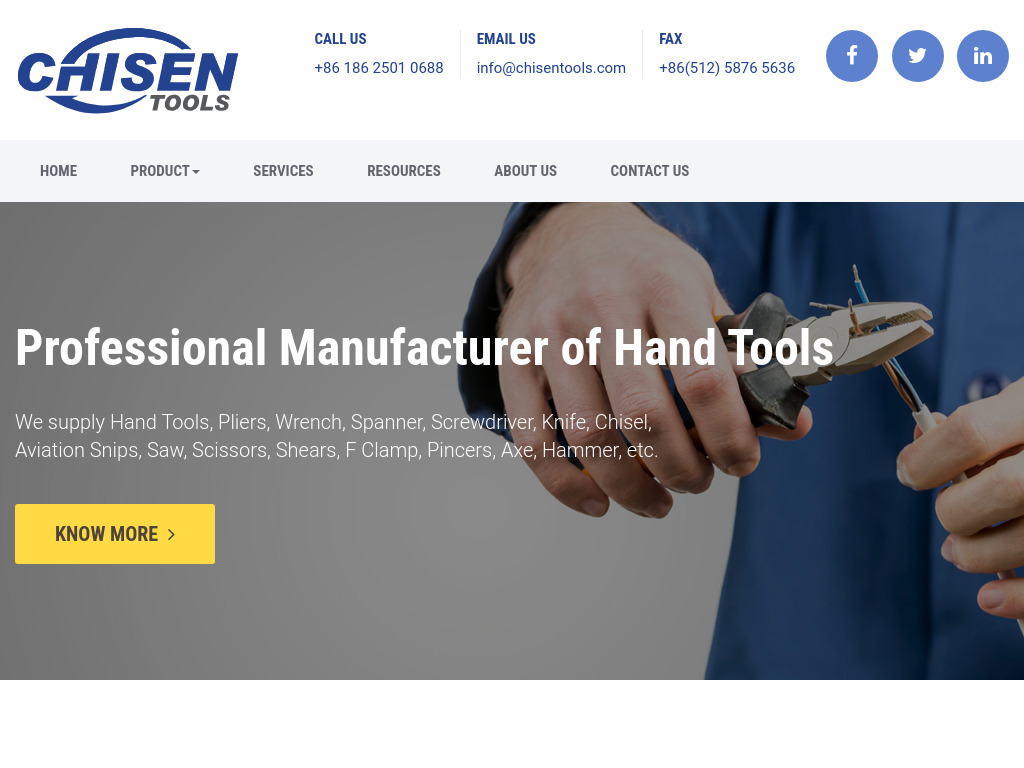 CHISEN Tools: Chinese Manufacturer of Hand Tools 2024