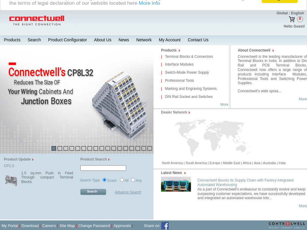 Manufacturer of Terminal Blocks Including Interface Modules & Power Supply - Connectwell