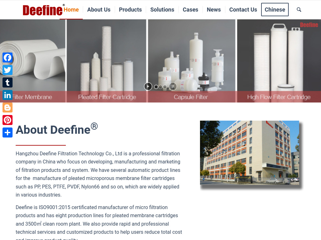 Filter Cartridge,Capsule Filter Suppliers & Factory China-Deefine Filtration